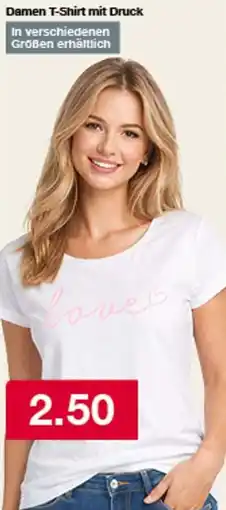 Woolworth Damen T-Shirt mit Druck Angebot