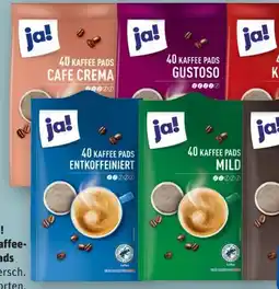 REWE Center ja! Kaffee Pads Angebot