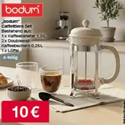 Woolworth bodum Caffettiera Set Angebot