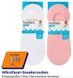 Action Mikrofaser-Sneakersocken Angebot