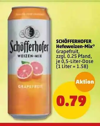 PENNY Schöfferhofer Hefeweizen Mix 0,5L Angebot