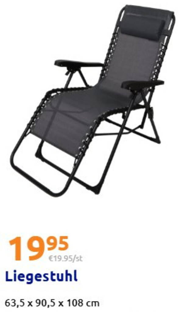 Liegestuhl Angebot bei Action