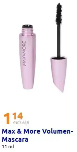 Action Max & More Volumen Mascara Angebot