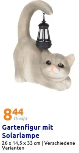 Action Gartenfigur mit Solarlampe Angebot