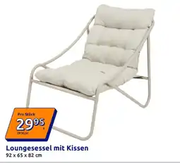 Action Loungesessel mit kissen Angebot
