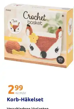 Action Avec korb-häkelset Angebot