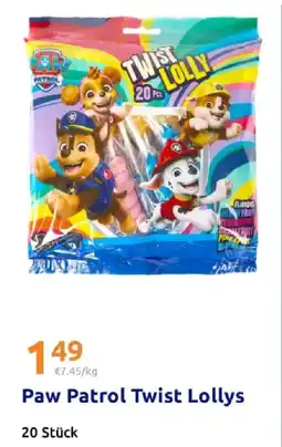 Action Paw patrol twist lollys Angebot