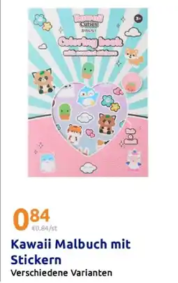 Action Kawaii malbuch mit stickern Angebot