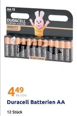 Action Duracell batterien aa Angebot