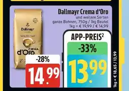 Edeka Dallmayr crema d'oro Angebot