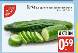 Edeka Gut & günstig gurke Angebot