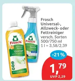 Budni Frosch universal-, allzweck- oder fettreiniger Angebot