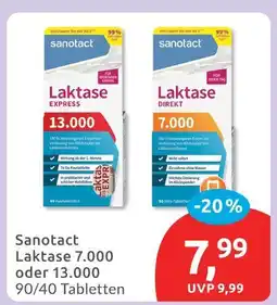 Budni Sanotact laktase 7.000 oder 13.000 Angebot