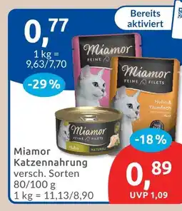 Budni Miamor katzennahrung Angebot