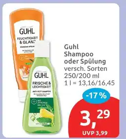 Budni Guhl shampoo oder spülung Angebot