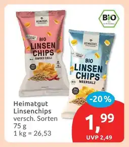 Budni Heimatgut linsenchips Angebot
