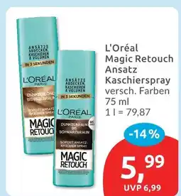 Budni L'oréal magic retouch ansatz kaschierspray Angebot