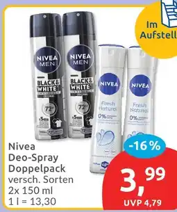 Budni Nivea deo-spray doppelpack Angebot