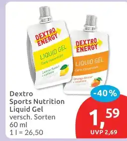 Budni Dextro energy sports nutrition liquid gel Angebot