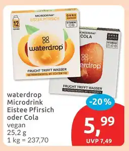 Budni Waterdrop microdrink eistee pfirsich Angebot