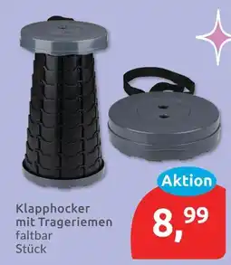 Budni Klapphocker mit trageriemen Angebot