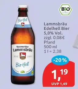 Budni Neumarkter lammsbräu bio hell edelhell Angebot