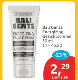 Budni Bali gents energizing gesichtscreme Angebot