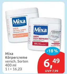 Budni Mixa körpercreme Angebot