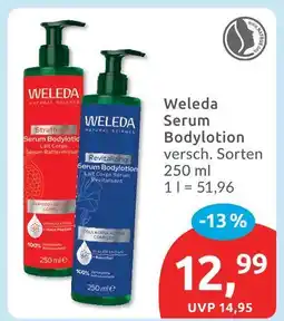 Budni Weleda serum bodylotion Angebot