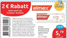 Budni Elmex kariesschutz professional zahncreme Angebot