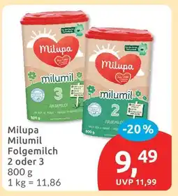 Budni Milupa milumil folgemilch 2 oder 3 Angebot