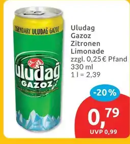 Budni Uludag gazoz zitronen limonade Angebot