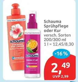 Budni Schauma sprühpflege oder kur Angebot