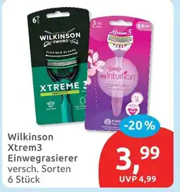 Budni Wilkinson xtrem3 einwegrasierer Angebot