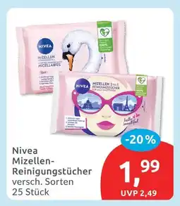 Budni Nivea mizellen-reinigungstücher Angebot