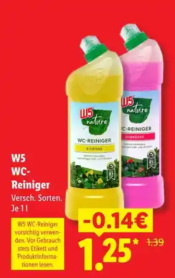 Lidl W5 wc-reiniger zitrone Angebot