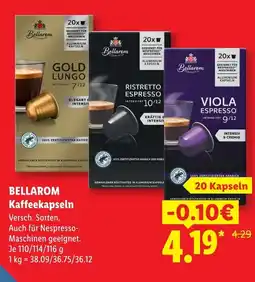Lidl Bellarom gold lungo Angebot
