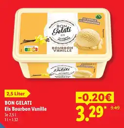 Lidl Bon gelati eis bourbon vanille Angebot