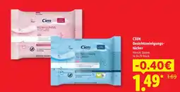 Lidl Cien gesichtsreinigungstücher sensitive Angebot