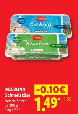 Lidl Milbona sahnig Angebot