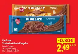 Lidl Fin carré kingsize erdnuss karamell Angebot