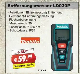 Stabilo Fachmarkt Entfernungsmesser Ld030p Makita Angebot