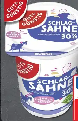 Edeka Gut & Günstig Schlagsahne Angebot