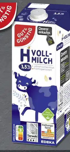 Edeka Gut & Günstig H-Milch Angebot