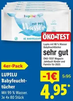 Lidl LUPILU Babyfeuchttücher Angebot