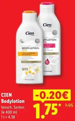 Lidl CIEN Bodylotion Angebot