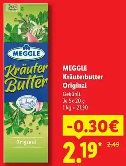 Lidl MEGGLE Kräuterbutter Original Angebot