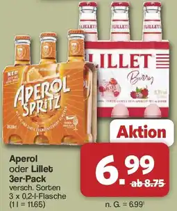 Famila Nord West Aperol oder Lillet 3er-Pack Angebot