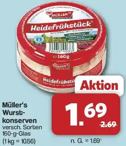 Famila Nord West Müller's Wurstkonserven Angebot