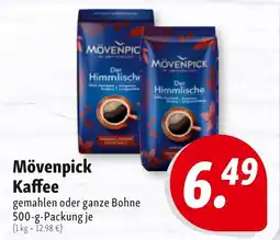 Nah & Frisch Mövenpick Kaffee Angebot